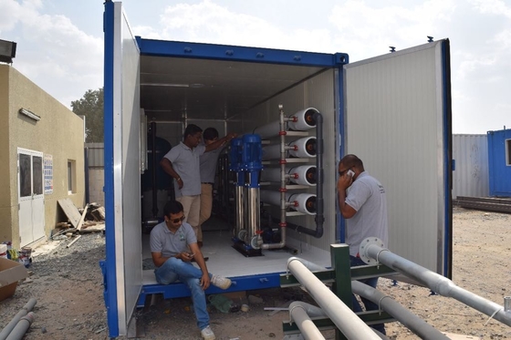 เครื่องกรองน้ำระบบ Reverse Osmosis แบบบรรจุตู้คอนเทนเนอร์ 2000LPH