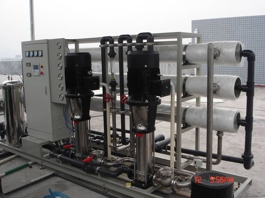 PLC 10000L/H RO ระบบบำบัดน้ำระบบ Reverse Osmosis สำหรับน้ำดื่ม