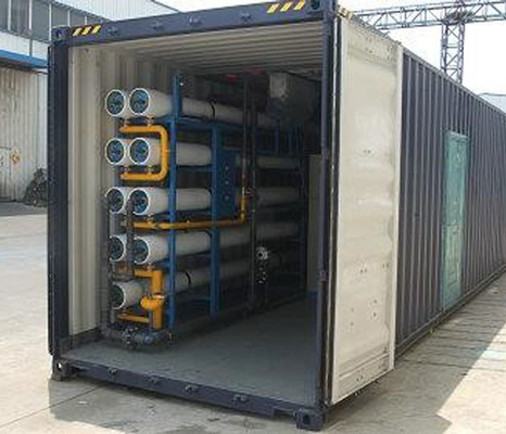 ระบบบำบัดน้ำเคลื่อนที่แบบตู้คอนเทนเนอร์ หน่วย Euqipment บริษัท ระบบบำบัดน้ำแบบคอนเทนเนอร์