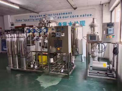 500LPH one pass ระบบ RO และ EDI สำหรับน้ำ PW