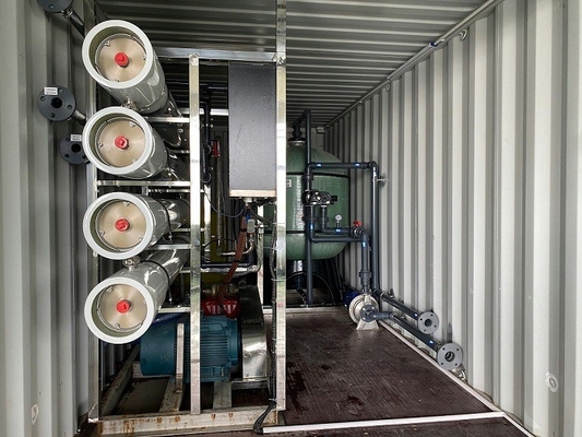 ระบบบำบัดน้ำเคลื่อนที่แบบตู้คอนเทนเนอร์ หน่วย Euqipment บริษัท ระบบบำบัดน้ำแบบคอนเทนเนอร์