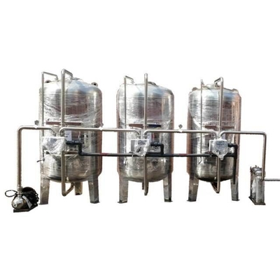 Sistema De Filtración De Agua FRP ฟิลเตอร์ของน้ําของสนาม ฟิลเตอร์ของก๊าบอน Activo ของ Acero Al Carbono ฟิลเตอร์ของสนาม Quarzo