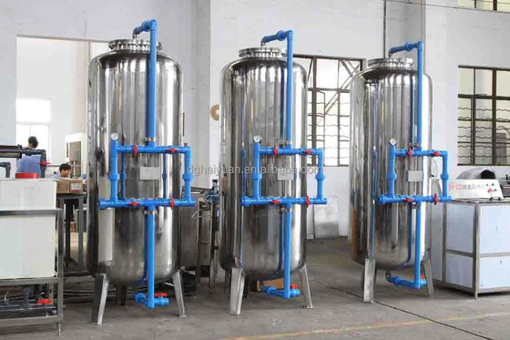 Sistema De Filtración De Agua FRP ฟิลเตอร์ของน้ําของสนาม ฟิลเตอร์ของก๊าบอน Activo ของ Acero Al Carbono ฟิลเตอร์ของสนาม Quarzo