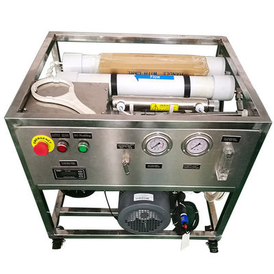 Chloride Removal Seawater RO Plant เครื่องทำน้ำจืดจากทะเล 220V 80KG