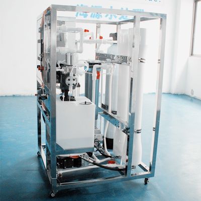 PLC ระบบกรองน้ำทะเล เครื่องทำน้ำทะเลแบบพกพาขนาด 500LPH