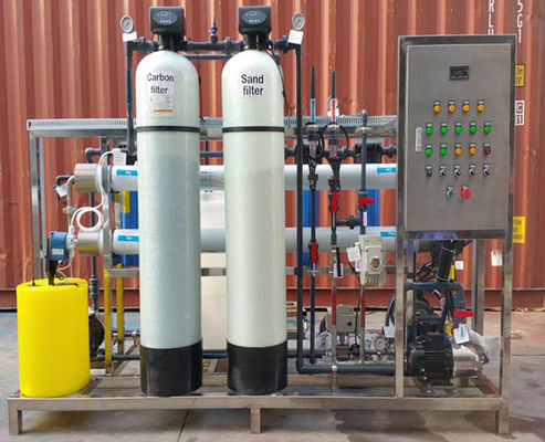 99% Deionization น้ำกร่อย RO โรงงานการแยกเกลือออกจากน้ำทะเล 40000ppm TDS
