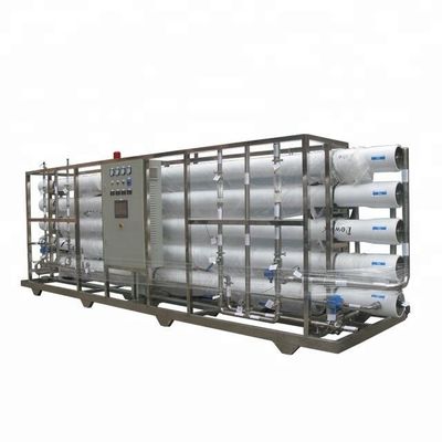โรงงานบำบัดน้ำเสีย 1.65kw, SS304 3000 lph rO พืช