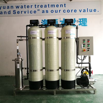 เครื่องกรองน้ำแมงกานีสเหล็ก 2000L / ชั่วโมง 70% -75% ประสิทธิภาพการกู้คืน 450kg