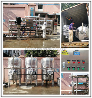 ระบบกรองน้ำ Osmose เชิงพาณิชย์ 19.5KW SUS304 วัสดุเมมเบรน DOW