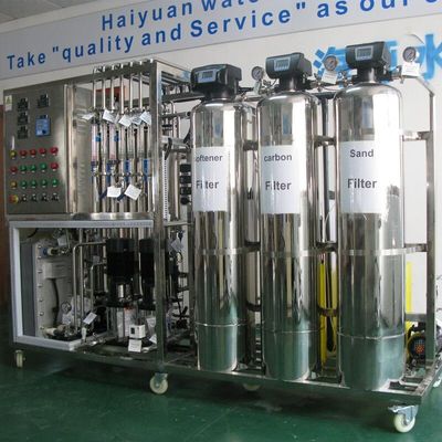 การฟอกไต Reverse Osmosis RO Plant 50Hz 1TPH เป็นมิตรกับสิ่งแวดล้อมด้วย UV Tech