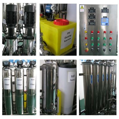 การฟอกไต Reverse Osmosis RO Plant 50Hz 1TPH เป็นมิตรกับสิ่งแวดล้อมด้วย UV Tech