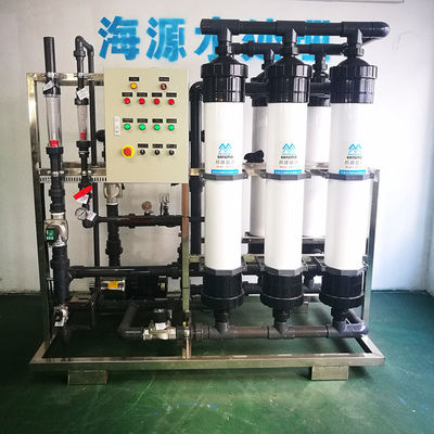 ระบบ Ultrafiltration เชิงพาณิชย์บำบัดน้ำ 2.2KW 10TPH