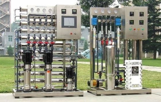 ระบบน้ำปราศจากไอออน 1.5kw สำหรับห้องปฏิบัติการ 50LPH พร้อม PLC Contraol