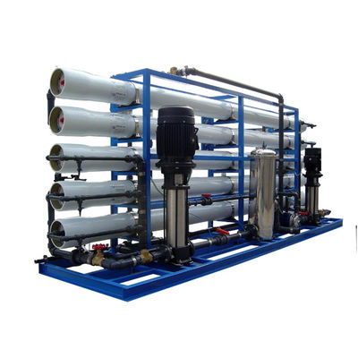 โรงงานอุตสาหกรรม Reverse Osmosis RO 2500LPH วัสดุสแตนเลส 380V