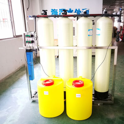 การแลกเปลี่ยนไอออน Demin Water Plant วัสดุไฟเบอร์กลาส Feeding Borehole Water